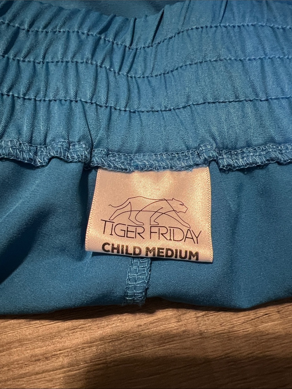 Tiger Friday Boxys Shorts in Azure Blue size Child Medium - Picture 9 of 9